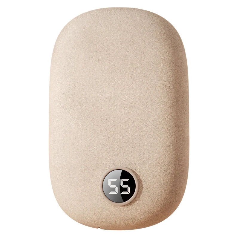 (image for) 4000mAh Plush Hand Warmer Power Bank 2 In 1 Hot Water Bottle Mini Graphene Hand Warmer Portable Graphene Electric Hand Warmer